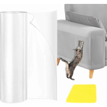 Krasbestendige beschermfolie voor katten, zelfklevend, 5m x 20cm, voor katten, krabpalen, meubels en andere objecten.