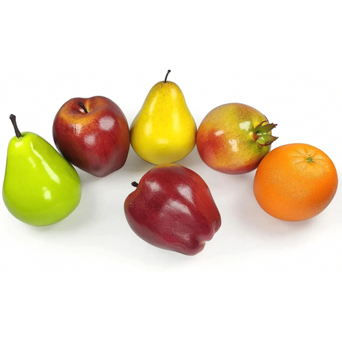 Realistic Decorative Fruit, Simulated Faux Fruit for Home Display and Table Centerpiece 2