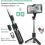 Τρίποδο Selfie Stick, περιστροφή 360 Selfie Stick 3 σε 1 με τηλεχειριστήρι 5