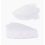 Silicone Toe Separators, 8 Pack Pinky Toe Protectors, Adjustable Spacers for Overlapping Toes, Comfortable Toe Alignment Sleeves, White, R 3