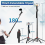 Τρίποδο τηλεφώνου 180cm, Τετραπλό τρίποδο Selfie Stick με τηλεχειριστ 4