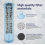 Replacement Water Filter Cartridge for Fully Automatic Coffee Machines, NSF Certified Blue Compatible Filter, 4 Pack, Not for E6 or E8 2