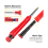 3 Pack Solid Carpenter Pencil with 21 Refills, Long Nosed Deep Hole Mechanical Pencil with Built In Sharpener for Carpen 4