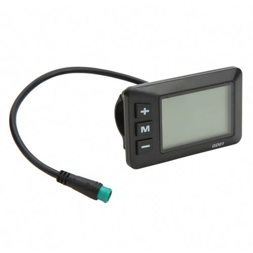 Ηλεκτρική οθόνη ποδηλάτου, 36V, 48V, οθόνη LCD GD01, αδιάβροχος σύνδε 1
