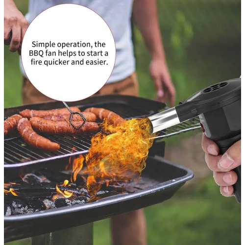 Ανεμιστήρας BBQ, Στεγνωτήρας μαλλιών για ψησταριά, Φυσητήρας ψη 2
