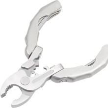 10-in-1-Multitool mit Zange, Schraubendrehern und Flaschenöffner, tragbares, faltbares EDC-Werkzeugset mit Karabiner für Outd