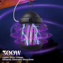 4 Pack USB Powered Indoor Bug Zapper, Mosquito Killer Lamp with 3000V Electric Grid, Quiet UV Insect Trap for Gnats