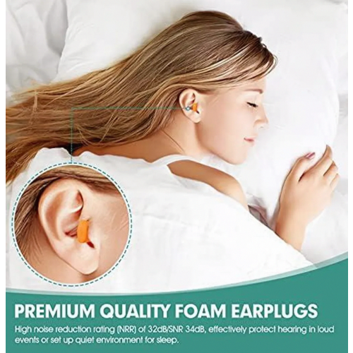 100 ζεύγη εξαιρετικά μαλακών ωτοασπίδων αφρού για ακύρωση θορ 2