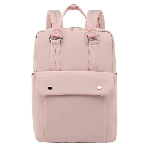 Mochila impermeável de 16 polegadas em tecido Oxford, design simples e versátil, em quatro cores, para uso diário