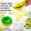 Zulay Kitchen Spremiagrumi manuale per limoni e lime (giallo e verde) 3
