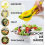 Zulay Kitchen Spremiagrumi manuale per limoni e lime (giallo e verde) 4