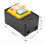 Waterproof Push Button Power Switch, AC 220V/380V 10A Single Phase/Three Phase On/Off Control Button with Enclosure for Machine Tools, Com 4