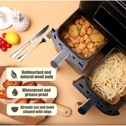 Λαδόκολλα για φριτέζες αέρα, 100 τεμάχια για Ninja Airfryer AF400EUCP, AF300EU, 1