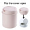 Plastic desktop mini trash can with screw cap for mini office 3