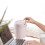 Plastic desktop mini trash can with screw cap for mini office 4