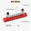 2 τεμ. Μπάρα 12V-48V DC (150A), μπλοκ διανομής με 4 βίδες ακροδεκτών M6, μ 3