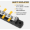 2 τεμ. Μπάρα 12V-48V DC (150A), μπλοκ διανομής με 4 βίδες ακροδεκτών M6, μ 4