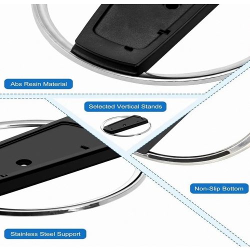 Supporto verticale salvaspazio per PS5 e PS5 Pro, con cacciavite. 2
