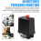 Air Compressor Pressure Switch 220V 4 Port Regulator Control Valve for Fast Pressure Release Multi Purpose Heavy Duty Compressor Use 3