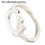 Bague ouverte en argent sterling 925, oreilles de chat et queue, griffes entrelacées élégantes 2