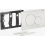 Sigma01 Flush Plate, Plastic Dual-Flush Button Panel, 1 Piece 4