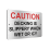 B087 CAUTION DECKING IS SLIPPERY WHEN WET OR ICY Aluminium Composite Plaque Sign 1