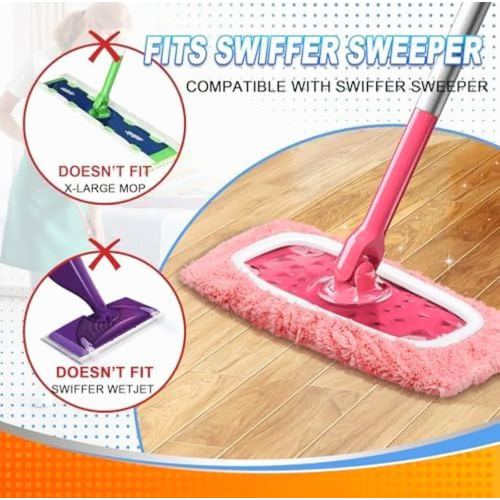8 πανάκια δαπέδου για σφουγγαρίστρα Swiffer Sweeper, 25,4 x 11,5 cm, πανάκια 2