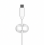 Cable Holder Clips, 5 Pack Desk Cable Organizer, Adjustable Silicone Cable Clips, White, for Home Office Cords 2
