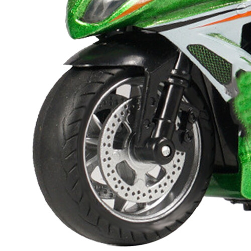 Pull Back Motorrad 1:14 Legierung Grün 1