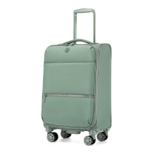 Miss Lulu Trolley Léger pour Femme, Vert, 59.5x36.5x25 cm, Compartiment Humide Séparé