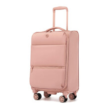 Miss Lulu Valise Trolley Légère, Rose, 59.5x36.5x25 cm, Compartiment Humide Séparé
