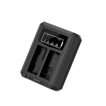 LP-E8 Battery Charger Dual Slot with USB Type C Port for 600D 700D 650D Lithium-Ion Battery