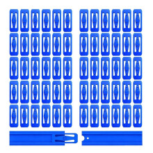 60 Pack Racetrack Connectors for Tracks Replacement Banked Turns Track for 1:64 Vehicle & Slot Car
