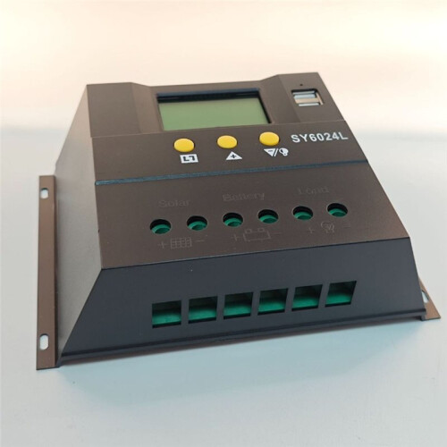 MPPT Solar Controller Photovoltaic Charger Controller with Dual USB for RV Boat Off-Grid System 1
