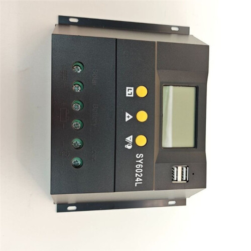 MPPT Solar Controller Photovoltaic Charger Controller with Dual USB for RV Boat Off-Grid System 2