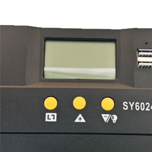 MPPT Solar Controller Photovoltaic Charger Controller with Dual USB for RV Boat Off-Grid System