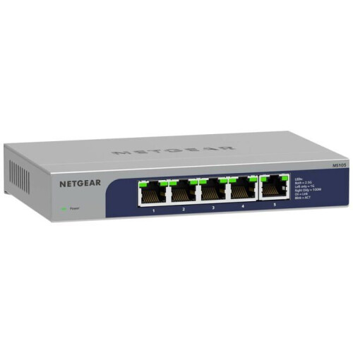 Netgear NETGEAR MS105-100EUS Switch de red RJ45 de 5 puertos 2.5 GBit/s 2