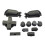For NDS Housing Replacement Case Cover with Buttons Sticker for NDS Gaming Accessories A 4