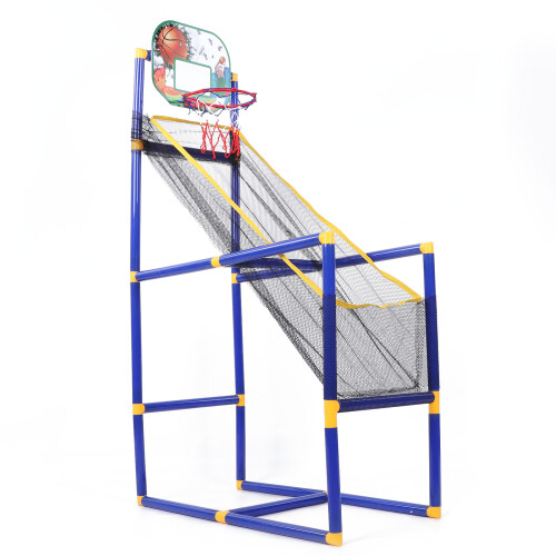 Kompakter Basketballständer für Kinder, mobil und 1