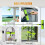 4.5M Telescopic Extendable Window Cleaner Equipment Glass Cleaning Squeegee 8