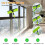 4.5M Telescopic Extendable Window Cleaner Equipment Glass Cleaning Squeegee 7