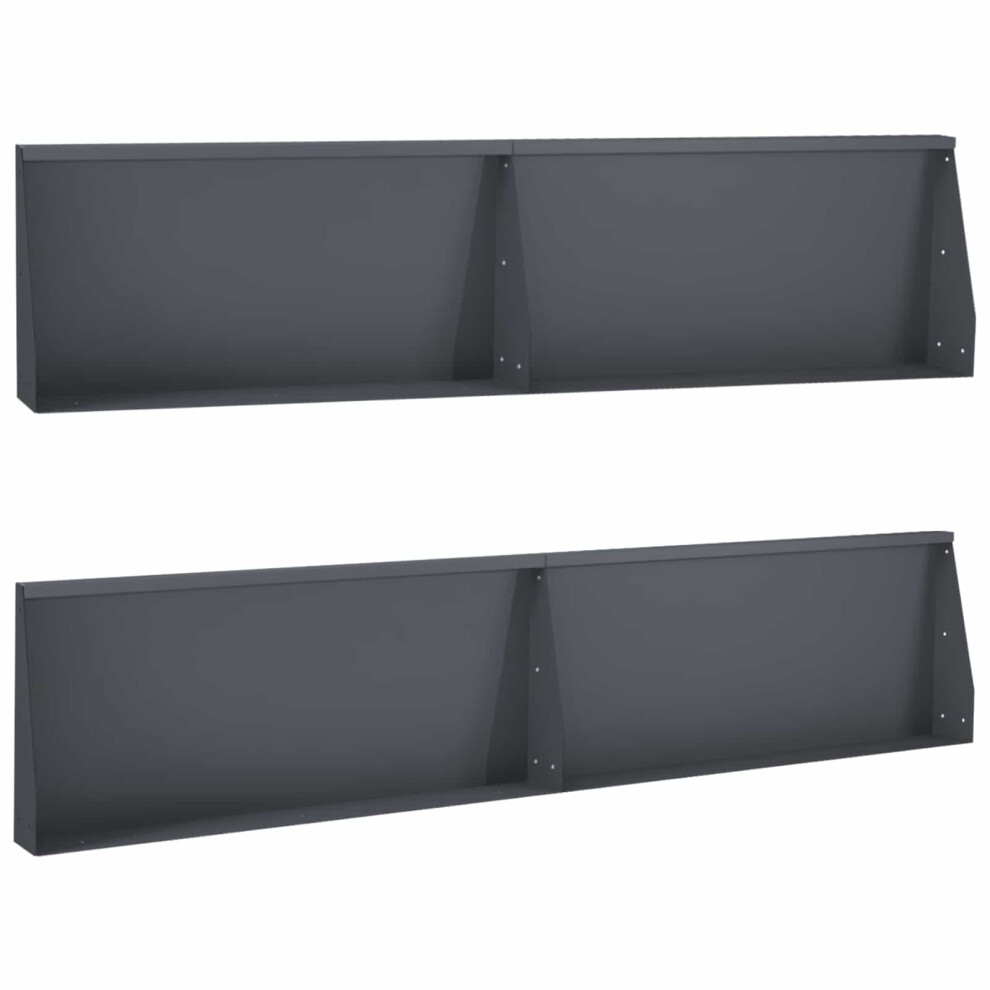 Vidaxl Schwarz Rasenkante, Stützmauer (100 Cm) - Image 3