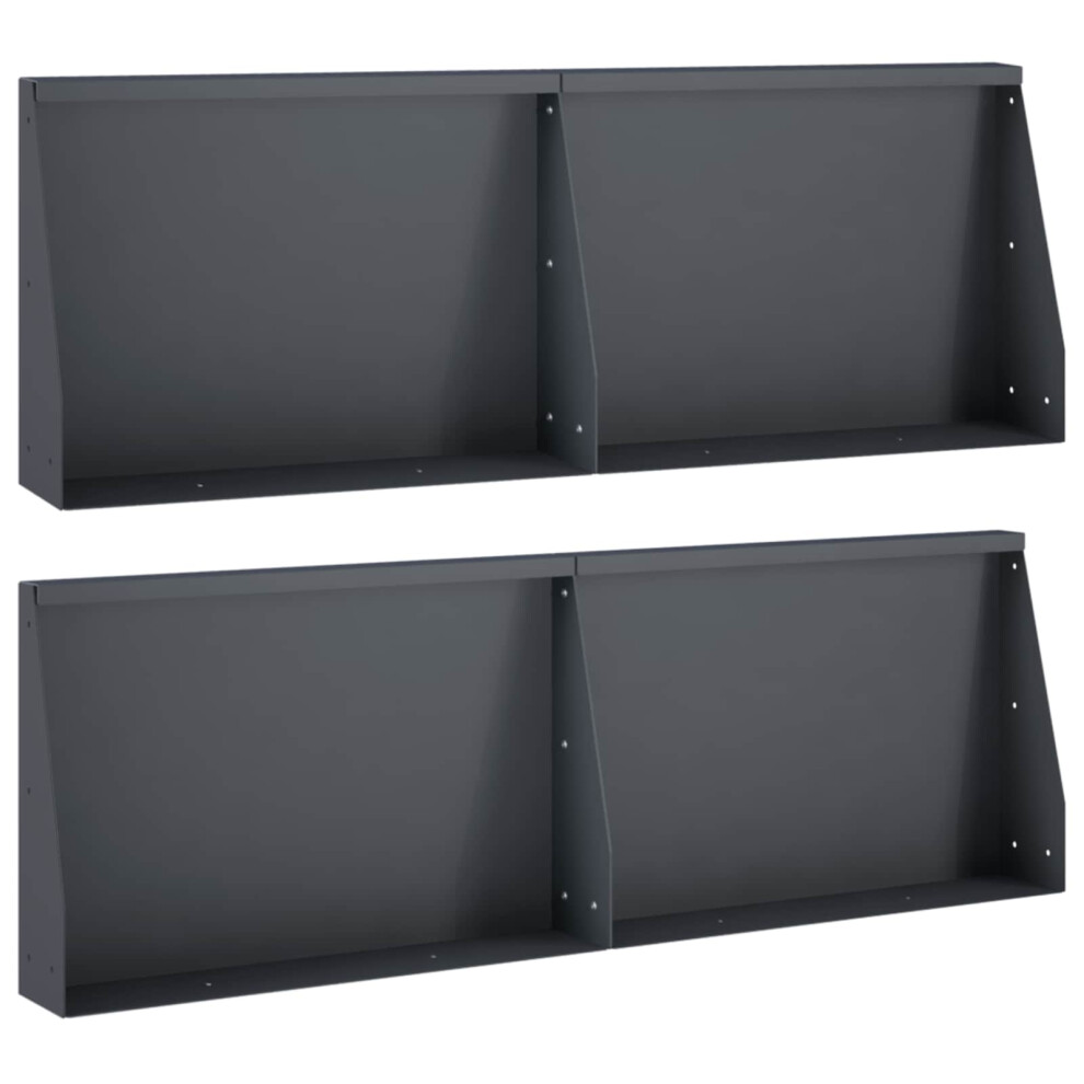 Vidaxl Schwarz Rasenkante, Stützmauer (60 Cm) - Image 3