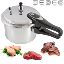 7 LITRE PRESSURE COOKER ALUMINIUM 7L KITCHEN CATERING HOME WITH SPARE GASKET