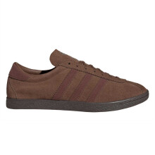 (11 UK, Brown) Adidas Mens Originals 3 Stripes Suede Flat Trainers