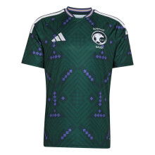 (L, Green/White) Adidas Mens 2026 World Cup Saudi Arabia Football Shirt