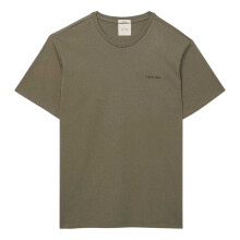 (XL, Dusty Olive) Calvin Klein Mens Small Logo T-Shirt