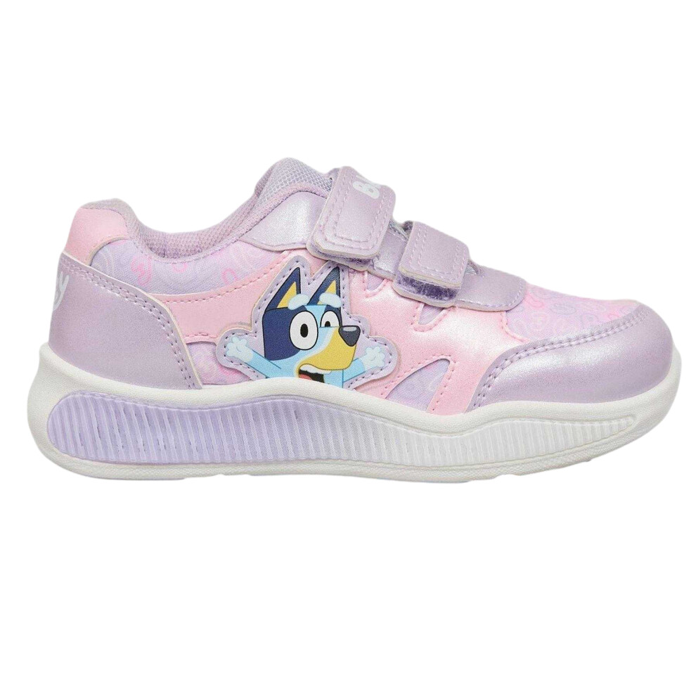Bluey (9 Uk Child, Purple) Childrens/Kids Low Cut Trainers