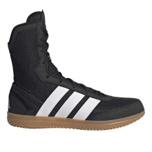 (8 UK, Black/White) Adidas Mens Hog Wide Boxing Boots