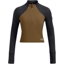 (14 UK, Grey) Under Armour Womens/Ladies Trail Run Half Zip Long-Sleeved Top